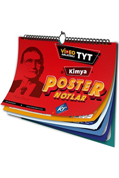KR Akademi Yayınları TYT Kimya Poster Notlar