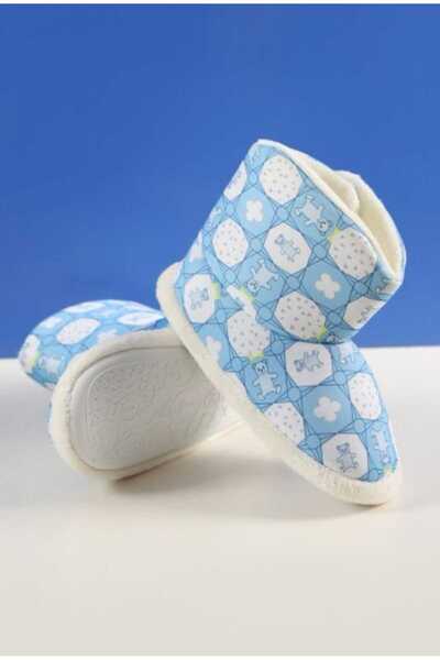 Behtah Kundura Çocuk Kaydırmaz Taban Cırtlı Panduf İçi Tüylü Çok Amaçlı Okul Kreş Patiği Ev Patiği