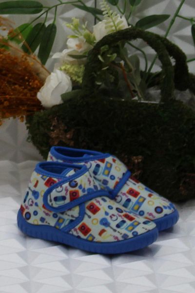 fort Sly 5392 Grey Kindergarten Nursery Home Boys Slippers Παπούτσια