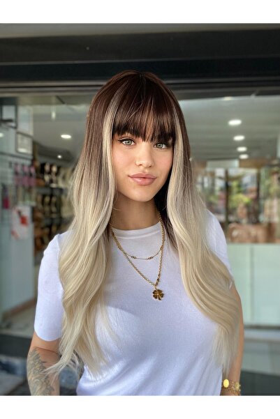 Fenomen Peruk Luxury Yeni Sezon Perçemli Peruk Model