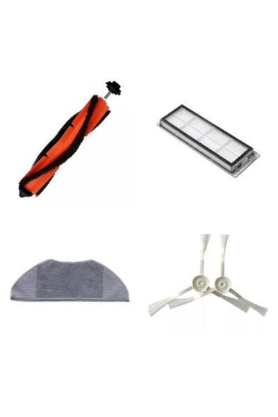 techpart Xiaomi 2 în 1 Essential - Set de filtre pentru aspirator robot inteligent compatibil Mjstg1, 5 piese