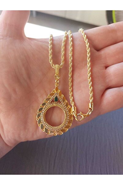 GEZERGOLD TAKI قلادة متوافقة مع سلسلة حبل مقاس 60 سم 3 مم