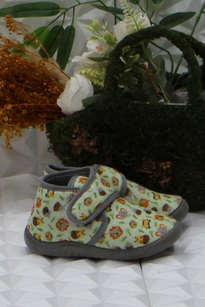 fort Sly 8314 Green Kindergarten Nursery Home Boys Slippers Παπούτσια