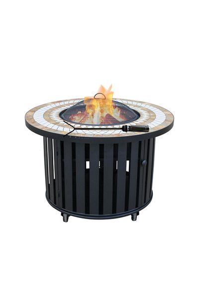 Living Accents Adjustable Heat Control System Fire Pit