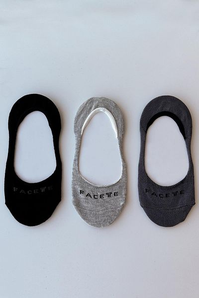 FACETTE Дамски силиконови балерини SGA, 3 чифта