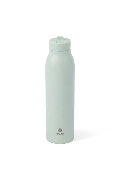 manna Modern Flip Durable Stainless Steel Water Bottle 20oz