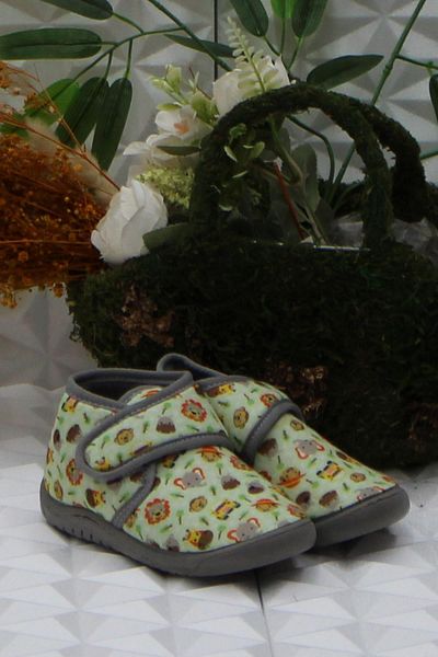 fort Sly 8314 Green Kindergarten Nursery Home Boys Slippers Παπούτσια