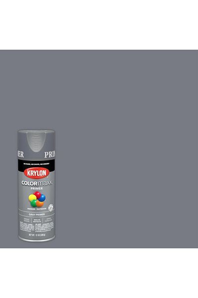 Krylon Colormaxx Indoor and Outdoor Spray Primer 12oz K05582007