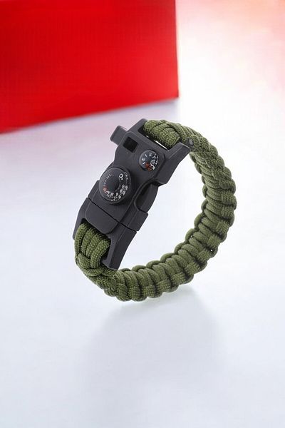 Gorgeous Multi-Purpose Khaki Color Outdoor Bracelet