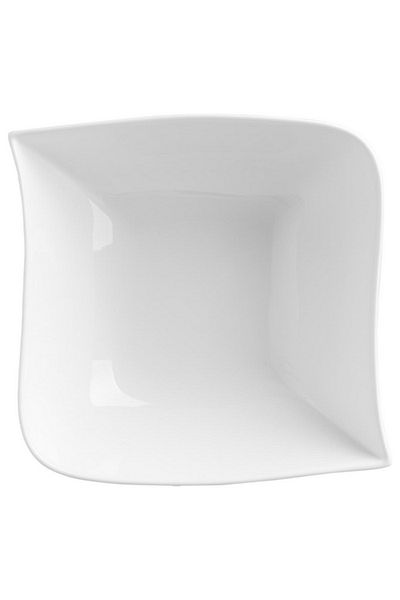 Secret de Gourmet Wave Square Porcelain Salad Bowl 24cm 122696