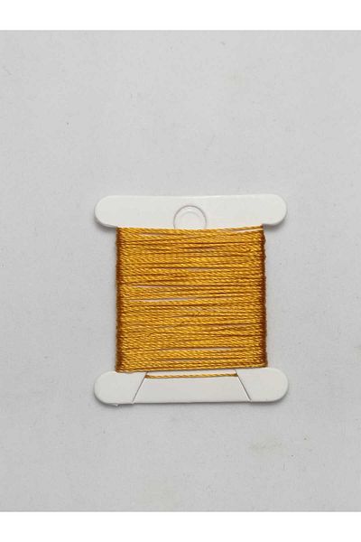 Eskişehir hobi sanat 5 μέτρα Σκούρο Χρυσό Κίτρινο Χρώμα 0,3 mm Λεπτό κορδόνι Tasbih