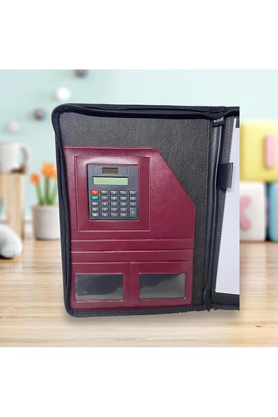 ÖNDER PLASTİK Wole Luxury Secretarial with Zippered Calculator