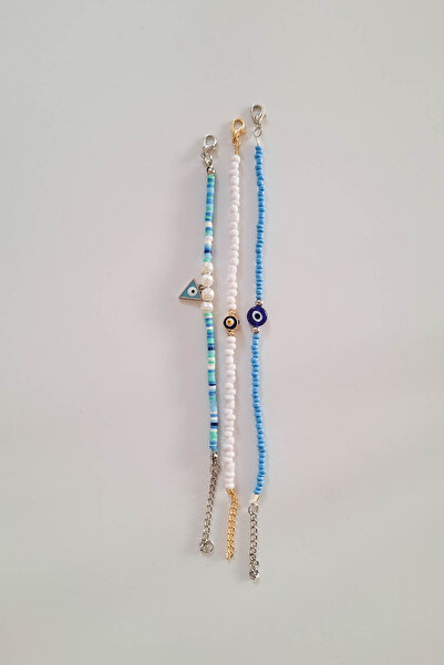 RLBM مجموعة سوار مطرز بالعين الشريرة