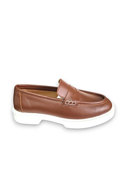 a ayak&kabım official Genuine Leather Women's Loafer Moccasin Casual Bow Dail...