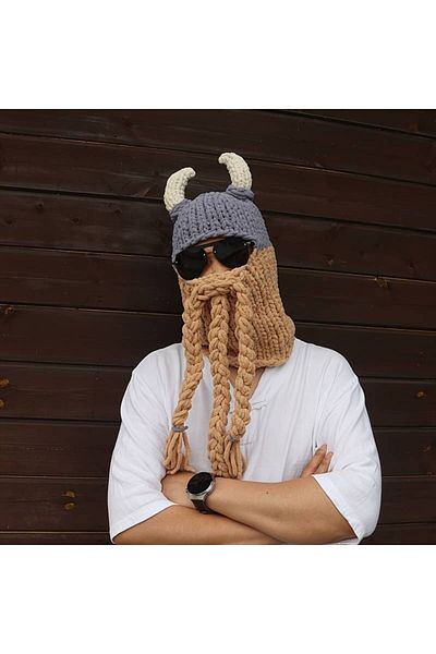 AidaAstrid Snow Mask Hat Puffy Beanie Ski&Snowboard Balaclava