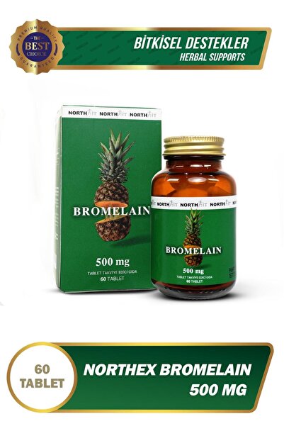 NORTHEX Bromelain 500 Mg Takviye Edici Gıda 60 Tablet