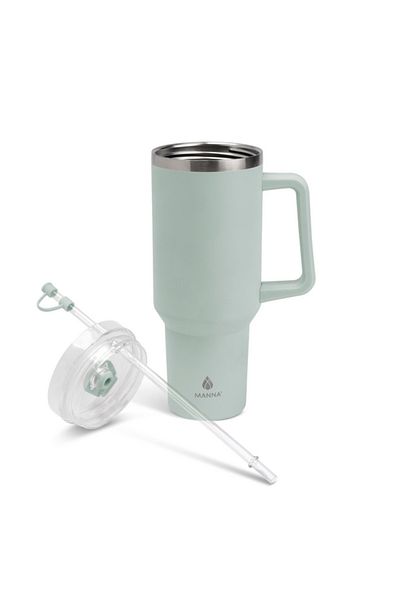 manna 2-in-1 Lid Atlas Tumbler with Topper and Straw 40oz