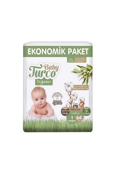 Lady Fit Baby Turco Eco Pack Size 1 64 Pieces