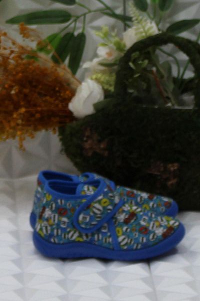 fort Sly 8334 Blue Grădiniță Creșă Acasă Băieți Papuci Pantofi