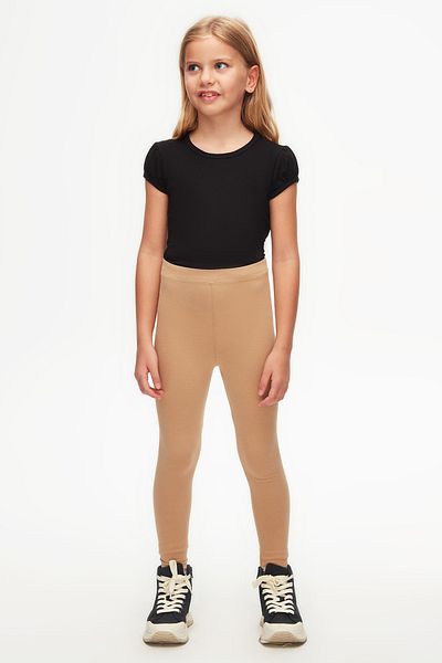 LOVETTI BaSic Girl'S Summer LeggingS - Milky Brown