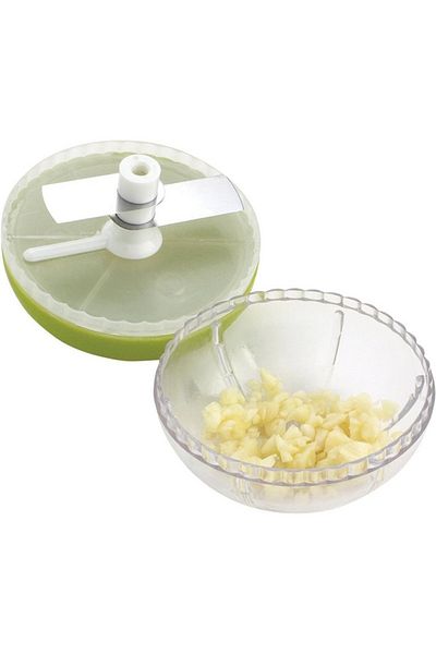 Joie BPA-Free Stainless Steel Blade Round Garlic Chopper 87630