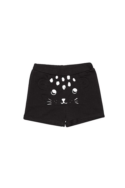 LOVETTI BlacK Kangaroo PocKet Shorts for Girl
