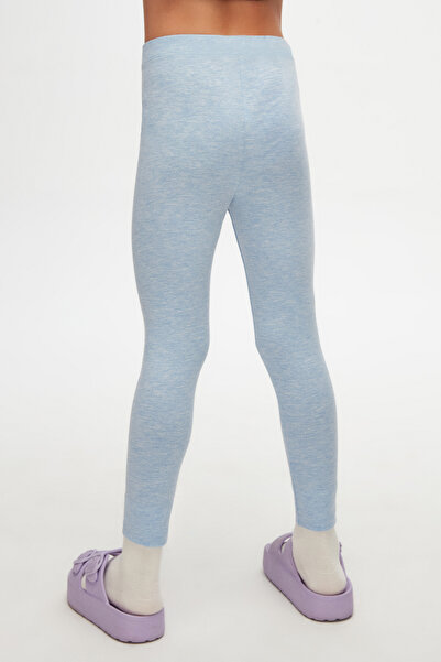 LOVETTI Colanți de vară de bază pentru fete - Blue Melange