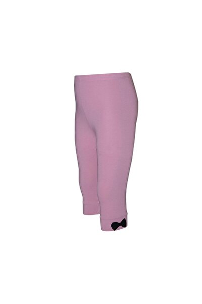 LOVETTI كابري بطول الركبة مع فيونكة وردية مغبرة للفتيات