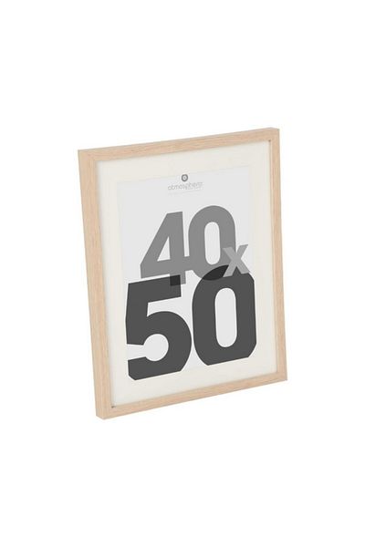 Atmosphera Eva Sleek Design Rectangular Wooden Photo Frame 40 x 50cm