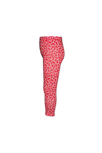 LOVETTI Girl's Red Crayon Heart Summer Patterned Tights
