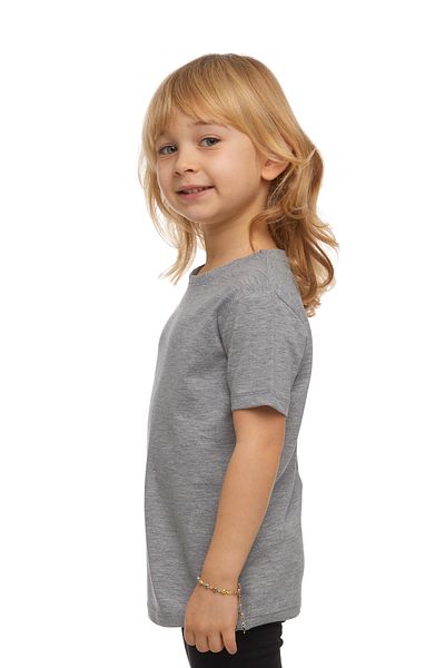 LOVETTI UniSex Gray KidS T-Shirt - Crew Neck, Short Sleeve