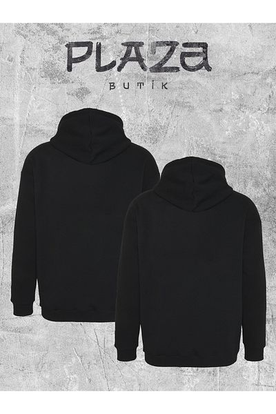 Plaza Butik Pachet de 2 hanorace supradimensionate cu glugă