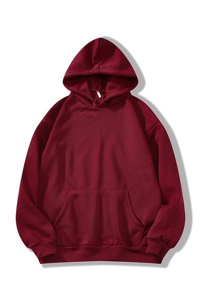 DARJO COMMER Hanorac unisex Simple Hodies 3 fire țesătură compactă (BUMBAC ÎN INTERIOR)