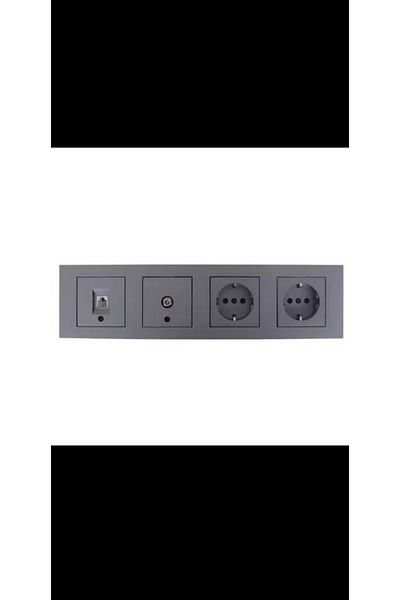 OVİVO Grano Smoked Set of 4 (Tv-Numetis-Priz-Priz)