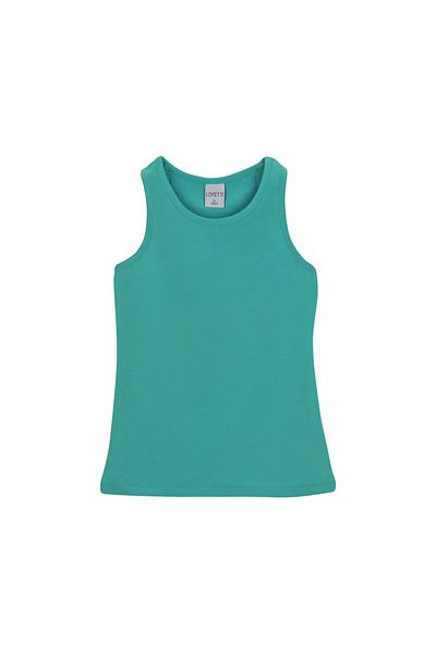 LOVETTI Open Petrol Basic Swimming TAnk Top for Girl