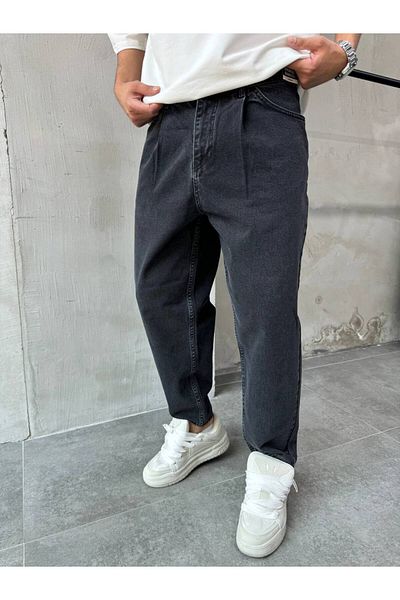XPUPPET Smoked Pleated Loose Fit Trousers