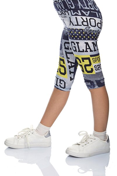 LOVETTI Κοριτσίστικο κολάν Capri με μοτίβο Sporty Glam - Κάτω από το γόνατο