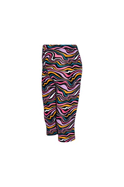 LOVETTI Colorful Waves Kız Çocuk Desenli Diz Altı Tayt Kapri