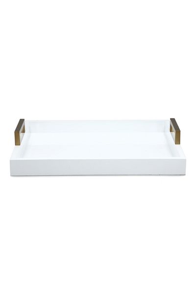 Felli Rectangular Wooden Serving Tray with Handle 40cm
