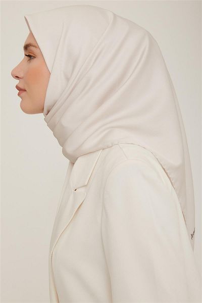 Armine Απλό κασκόλ Ecru Twill - 768