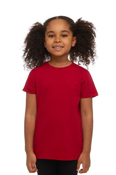 LOVETTI UniSex red Children'S T-Shirt - Null Collar, Short Sleeve