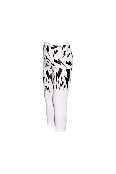 LOVETTI White lightning Printed Seasonal Tights for Girls