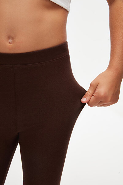 LOVETTI Brown Summer Leggings for Girls