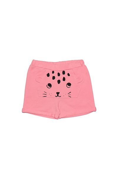 LOVETTI Girl's Kangaroo Pocket Shorts - Salmon