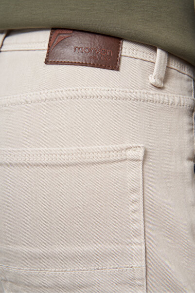 Morven Erkek Taş Mevsimlik Pamuk 5 Cep Dynamic Fit Jean Pantolon