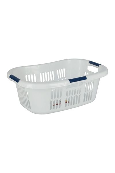RUBBERMAID Plastic Durable and Portable Hiphugger Laundry Basket