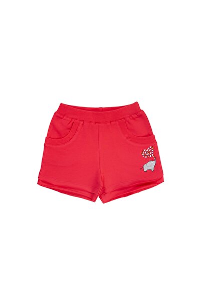 LOVETTI Model cu flori de rodie - Pantaloni scurți de buzunar pentru fete, im...