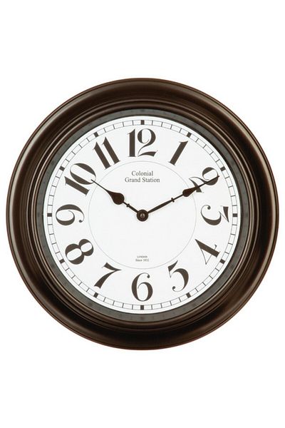 Atmosphera Ilan Unique Design Round Analog Wall Clock 40cm 126526
