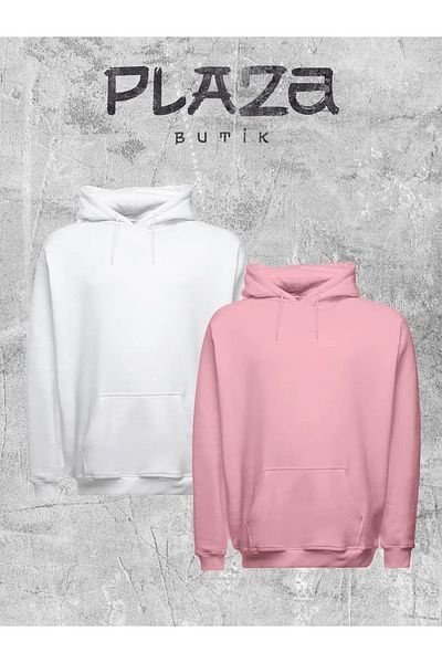 Plaza Butik Φούτερ με κουκούλα 2 συσκευασιών