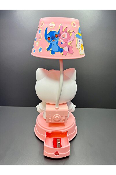 doğan hediyelik 3 Kademeli Led Işıklı Şarjlı Çocuk Masa Gece Lambası Abajür - Kuromi Hello Kitty Mickey Mouse